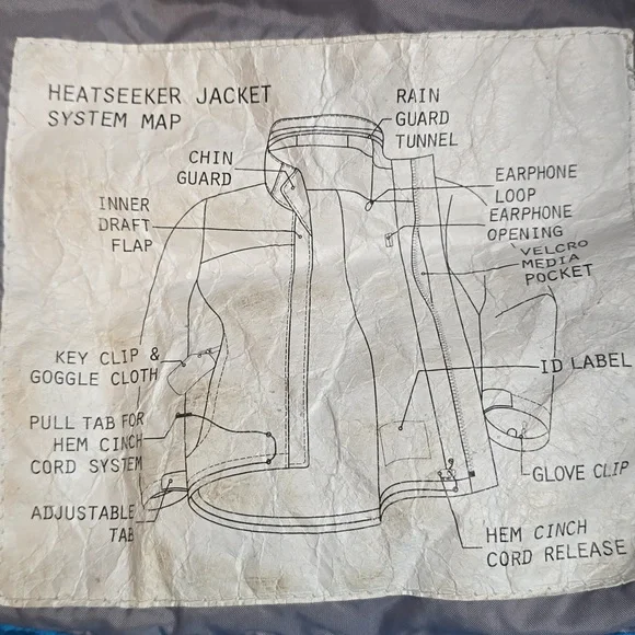 The North Face Bright Blue Heatseeker Girls Winter Jacket - Picture 8 of 9